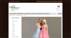Desktop Screenshot of chardonnayboutique.co.uk